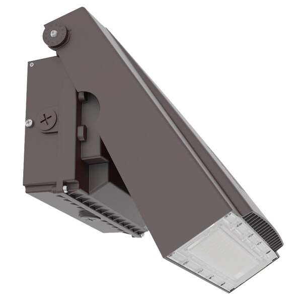 L1 LED Adjustable Wall Pack, Ajustable Watt and Color, 130Lm/W, Dimmable, AC120-277V, IP65 LOC-AWP-MW(50/60/80/100) MCCT(30/40/50)D - main